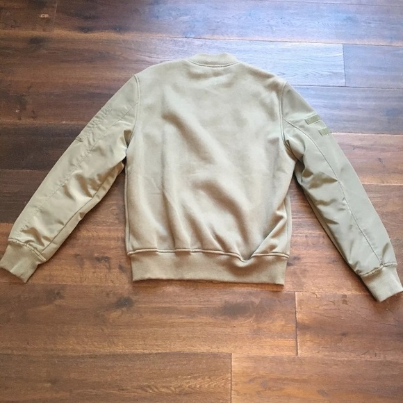 H&M Jackets & Coats Hm Olive Green Bomber Utility Jacket Poshmark